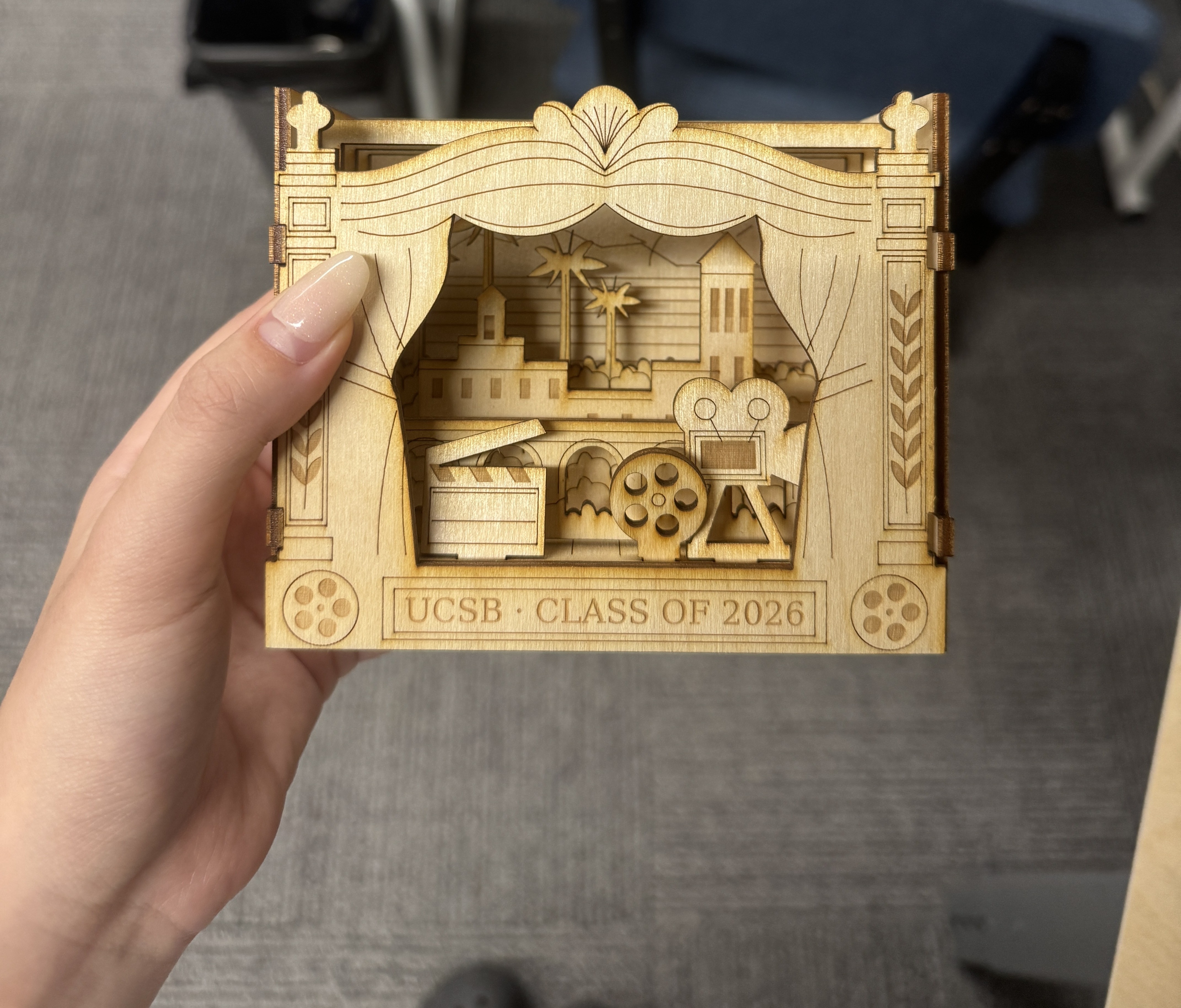 The assembled keepsake
