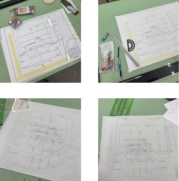 Hand-drafted lighting plot process